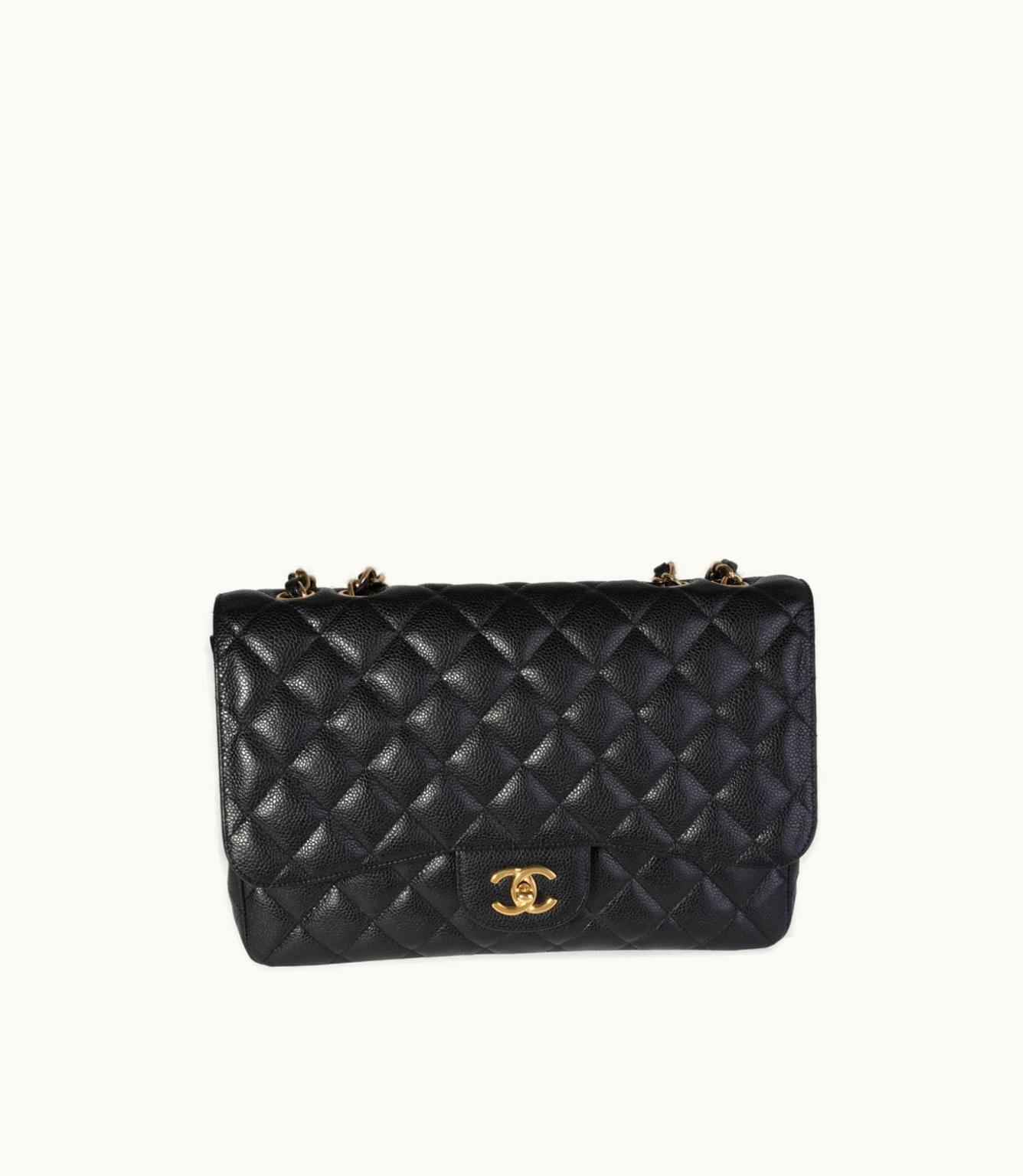 Chanel Chanel Diamond Quilted Classic Flap Shoulder Bag Black