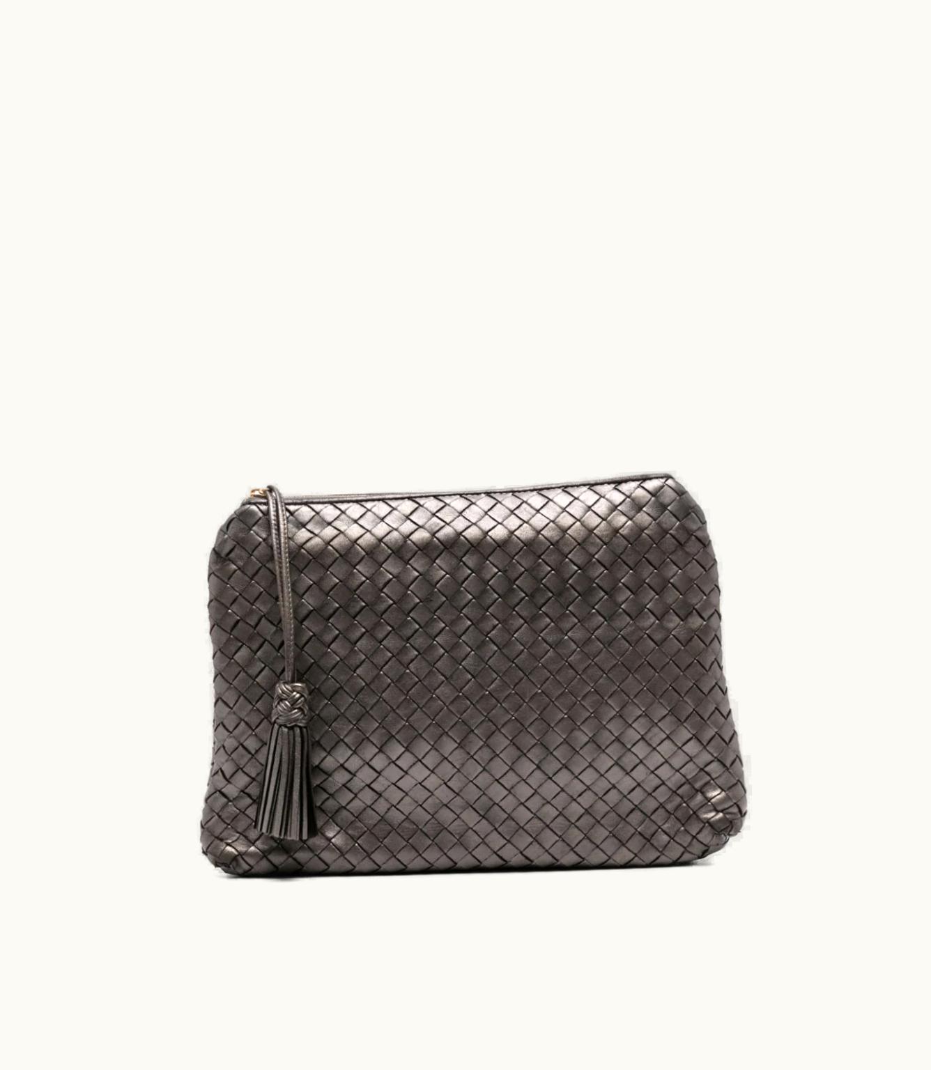 Bottega Veneta Bottega Veneta 2000S Intrecciato Zipped Clutch