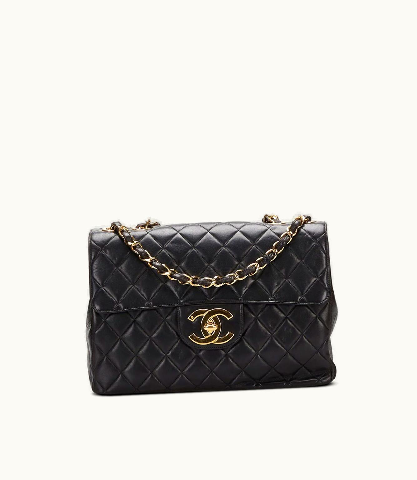 Chanel Chanel 1996-1997 Jumbo Classic Flap Shoulder Bag