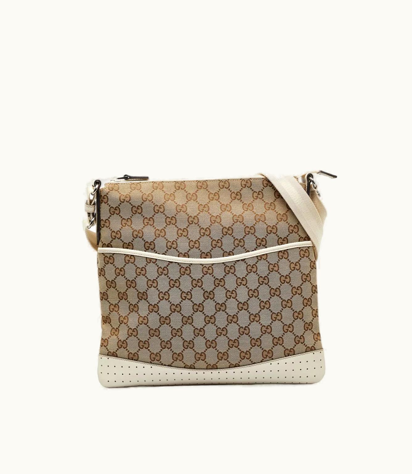 Gucci Gucci 2000-2015 GG Canvas Crossbody Bag