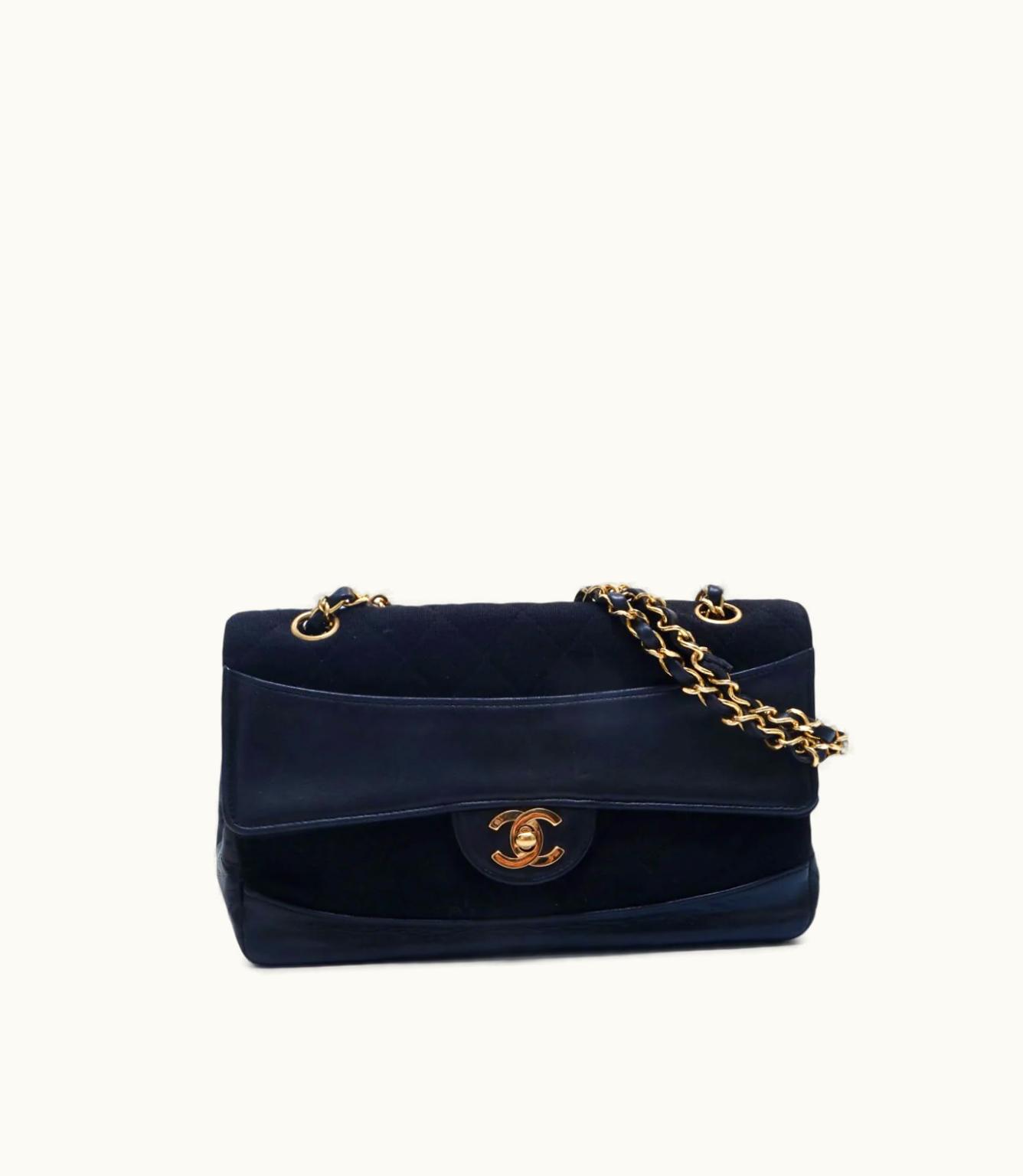 Chanel Chanel 1990 Panelled Diamond-Quilted Shoulder Bag