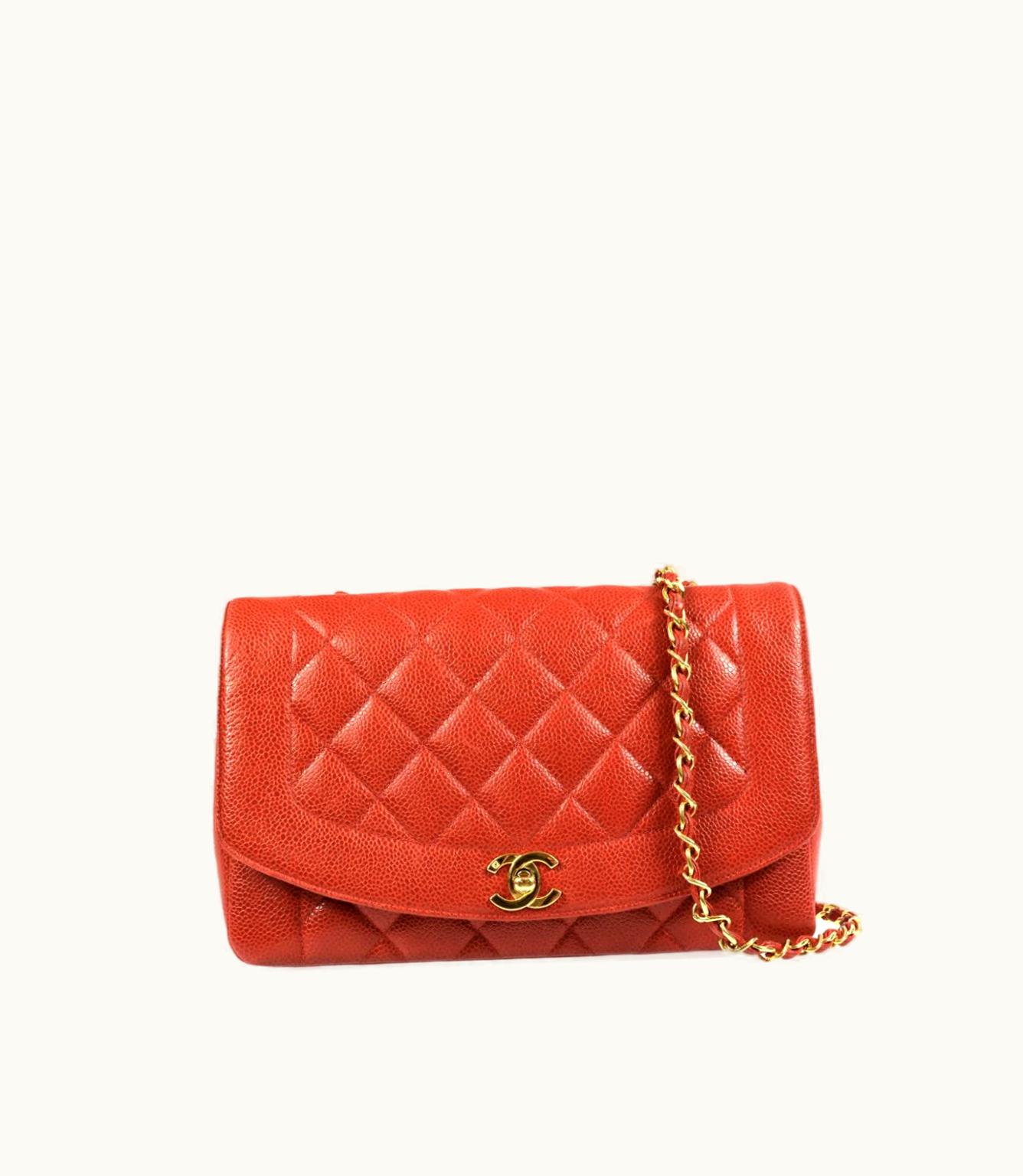 Chanel Chanel 2003 Diana Leather Shoulder Bag