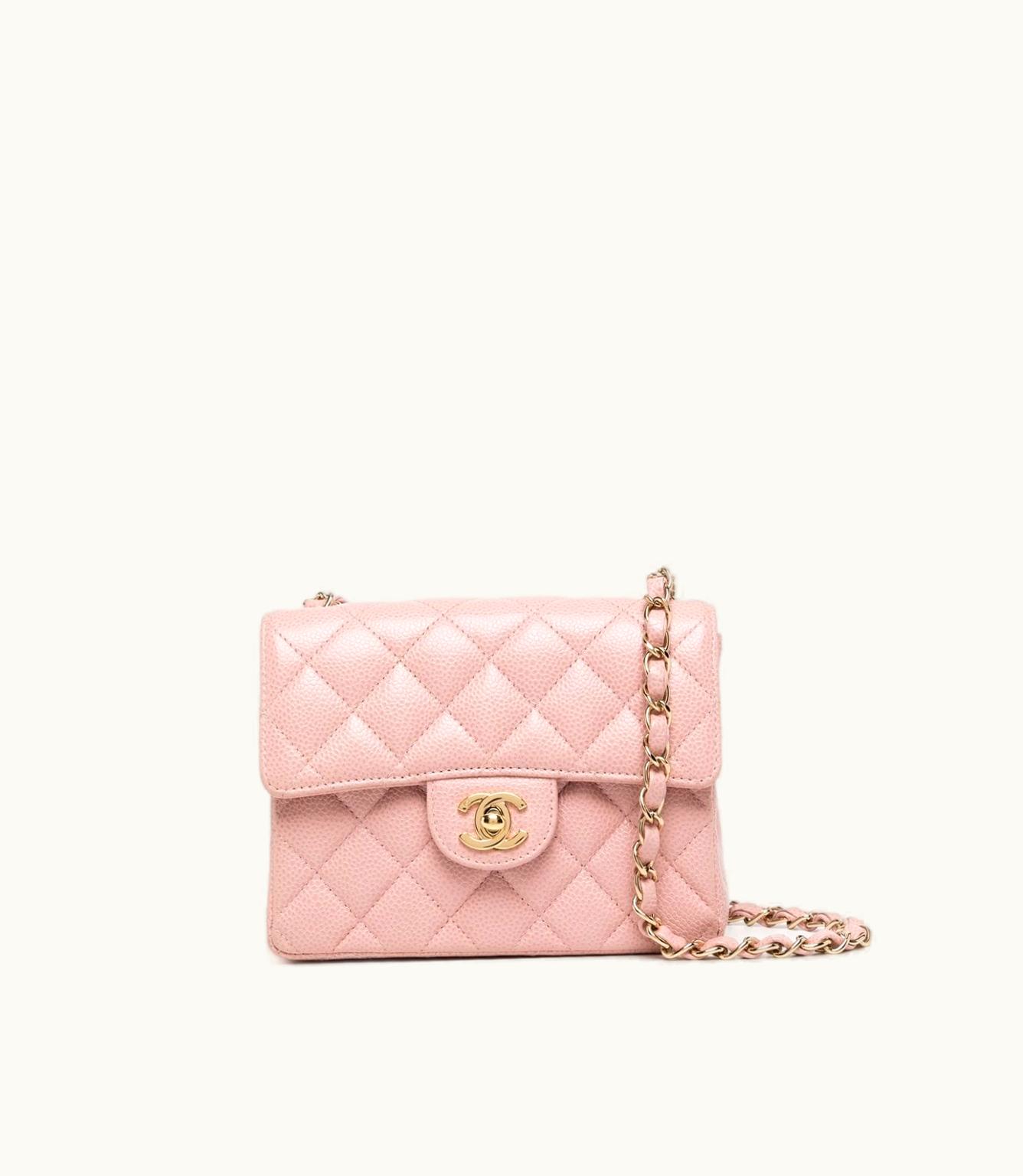 Chanel Chanel Diamond Quilted Mini Classic Flap Shoulder Bag Black