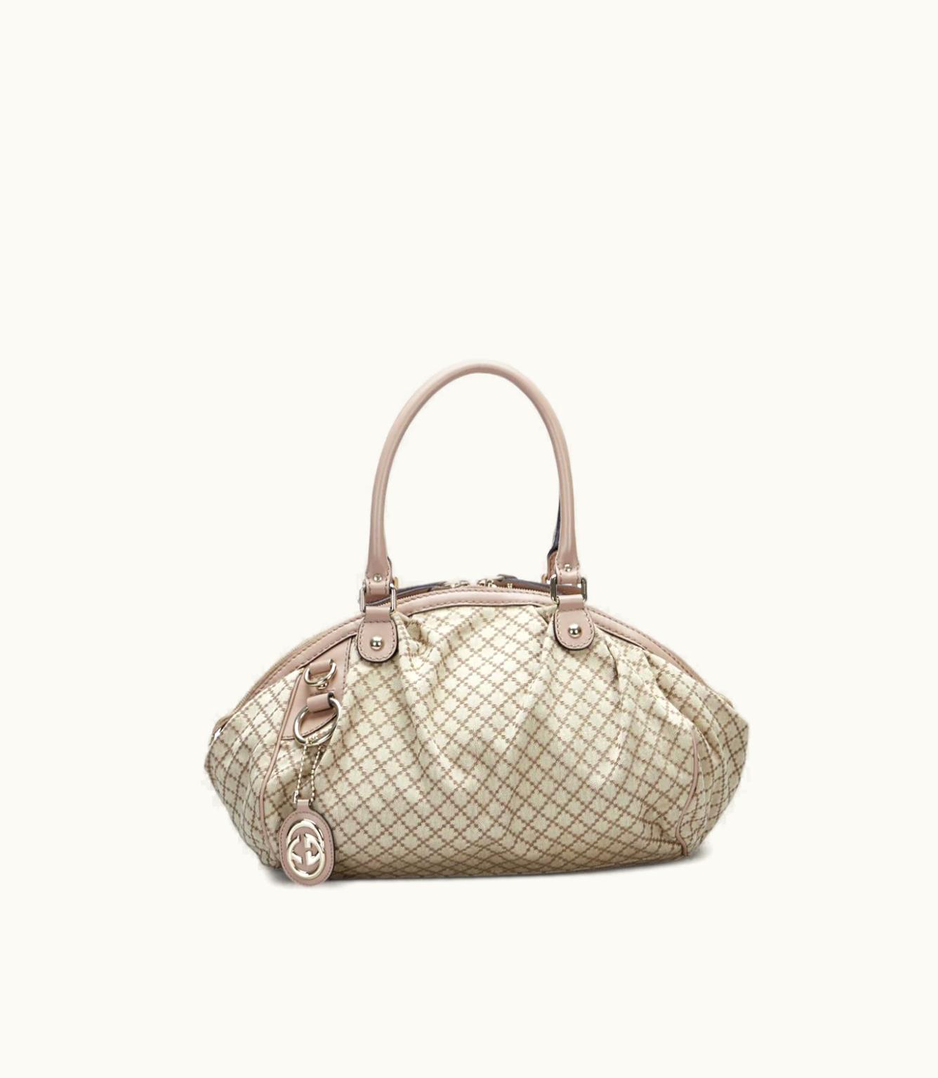 Gucci Gucci Sukey Diamante Canvas Tote Bag