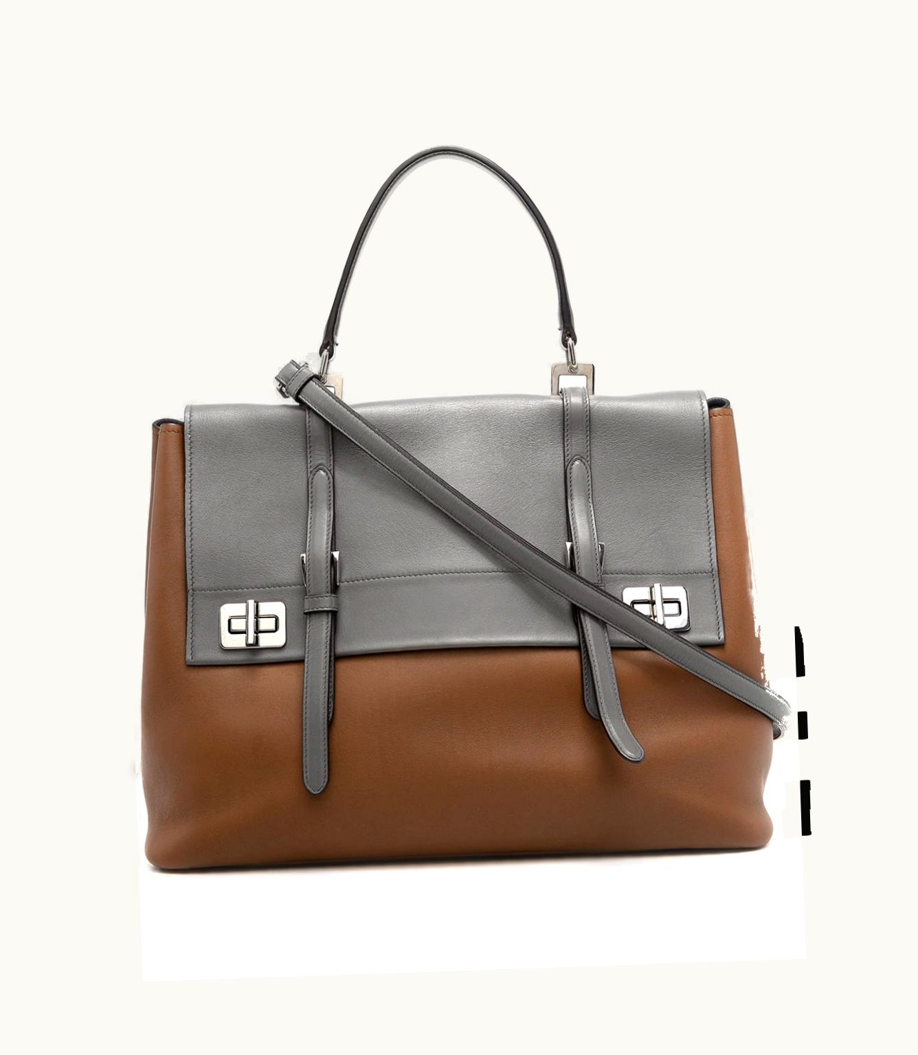 Prada Prada Double Twist-Lock Two-Way Bag