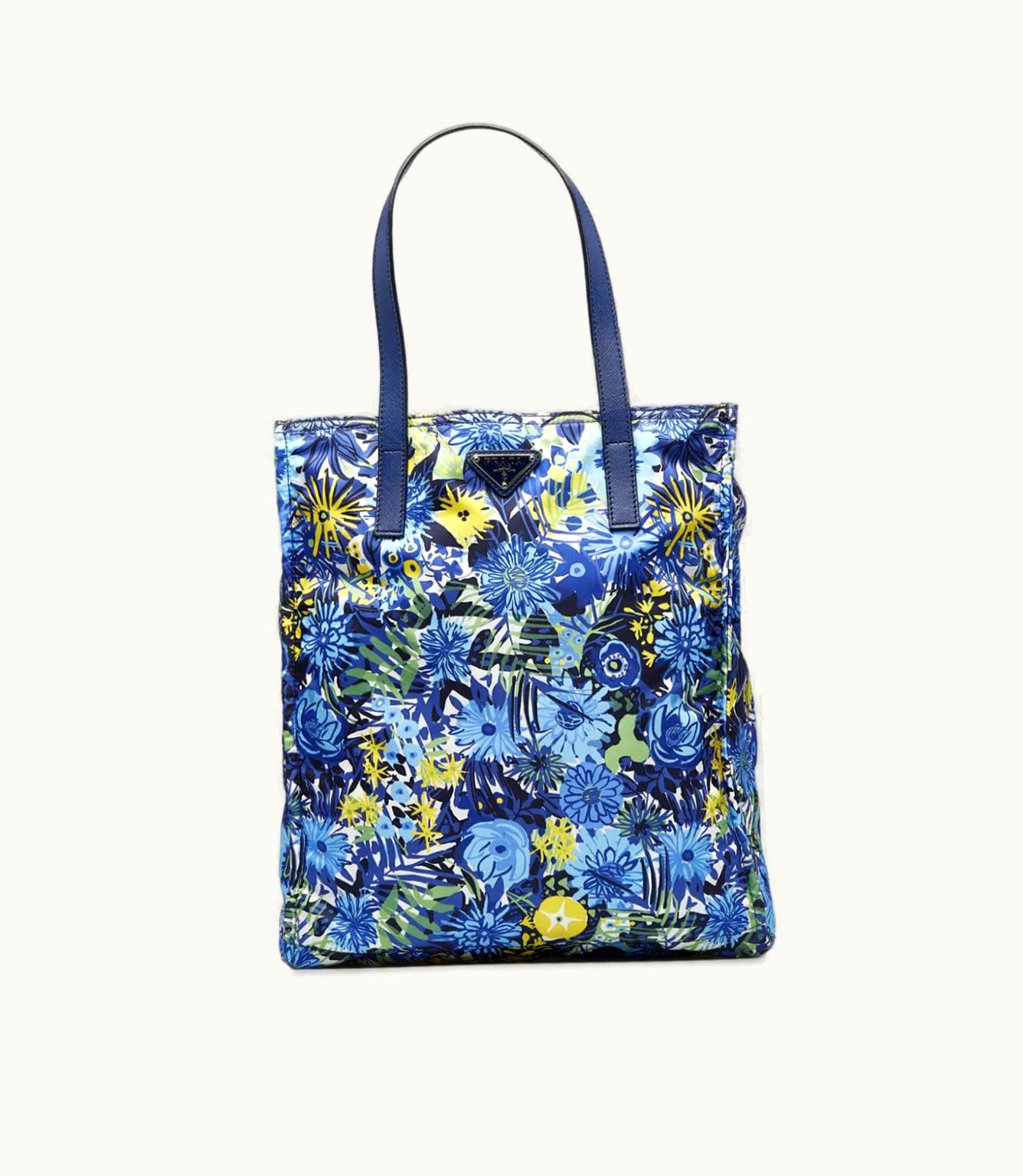Prada Prada 2013-2023 Floral-Print Two-Way Bag