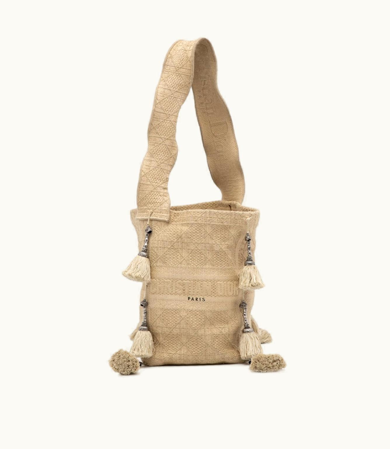 Dior Dior 2020 Pre-Owned Cannage D-Bubble Bucket Shoulder Bag