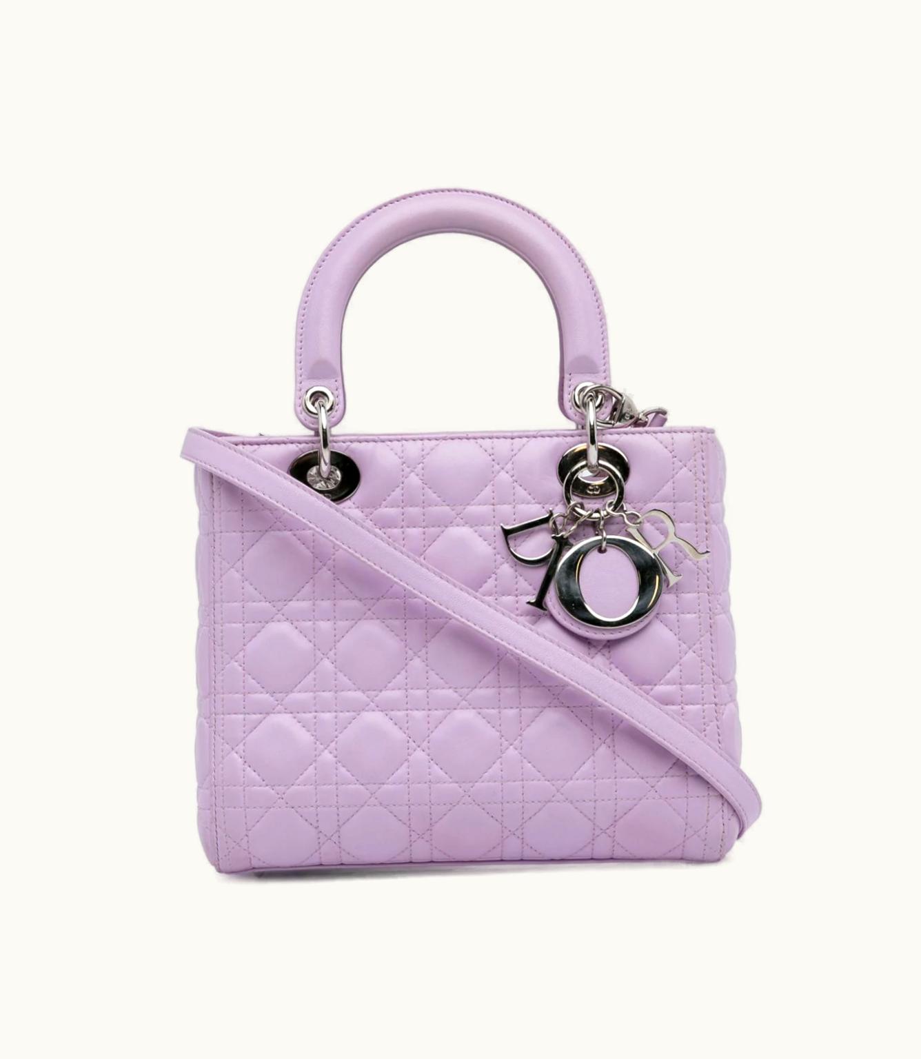 Dior Dior 2014 Pre-Owned Medium Lady Dior Two-Way Handbag
