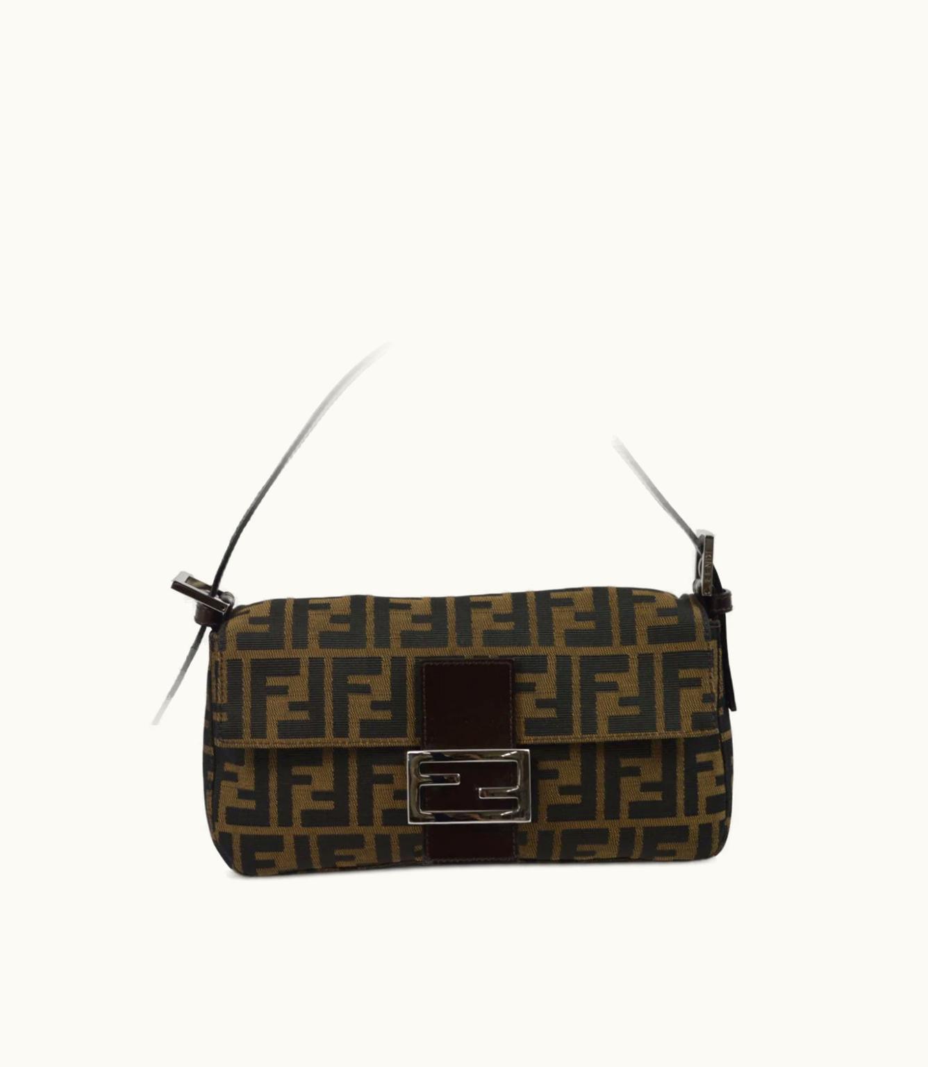 Fendi Fendi 1990-2000S Baguette Zucca Shoulder Bag