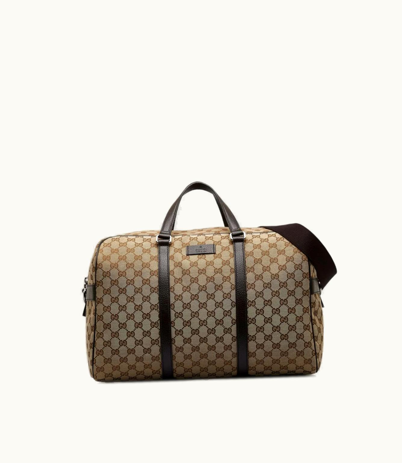 Gucci Gucci 2000 GG Canvas Boston Holdall Bag