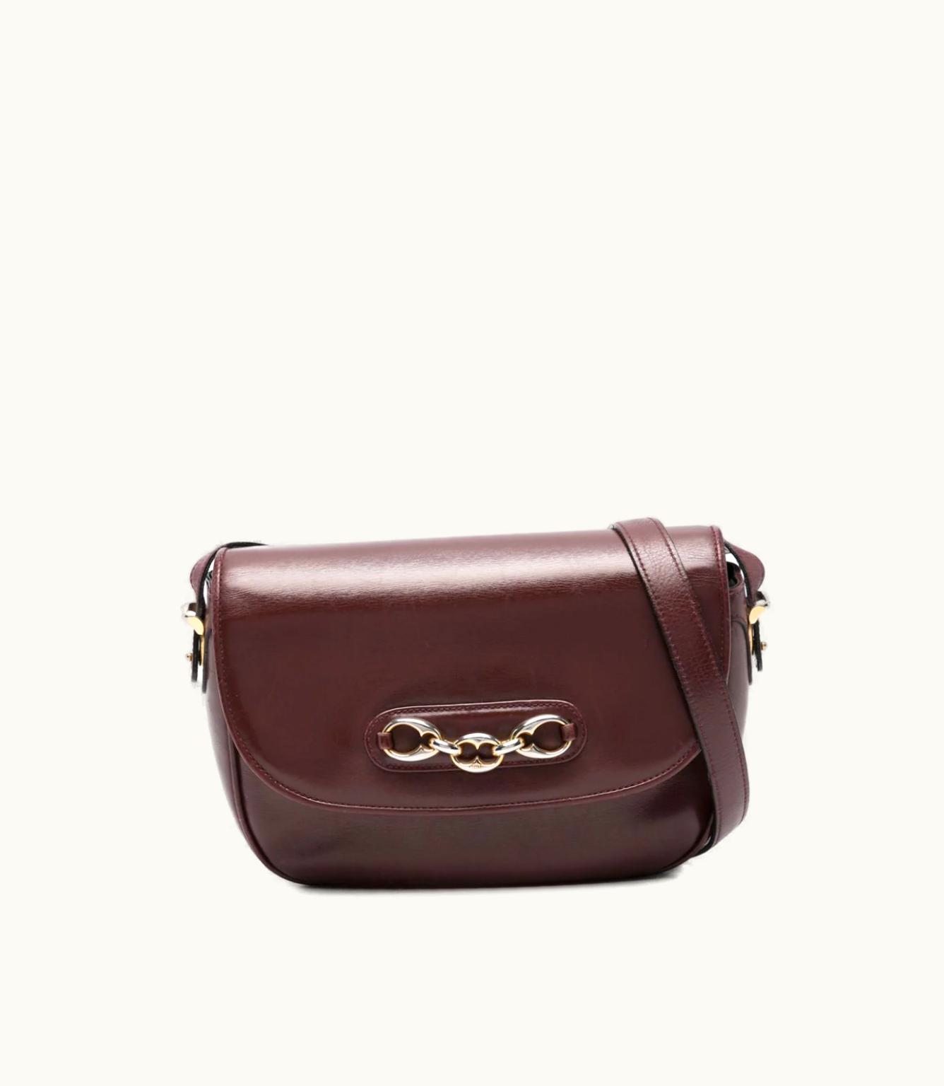 Celine 1970&Apos;S Horsebit-Detail Shoulder Bag