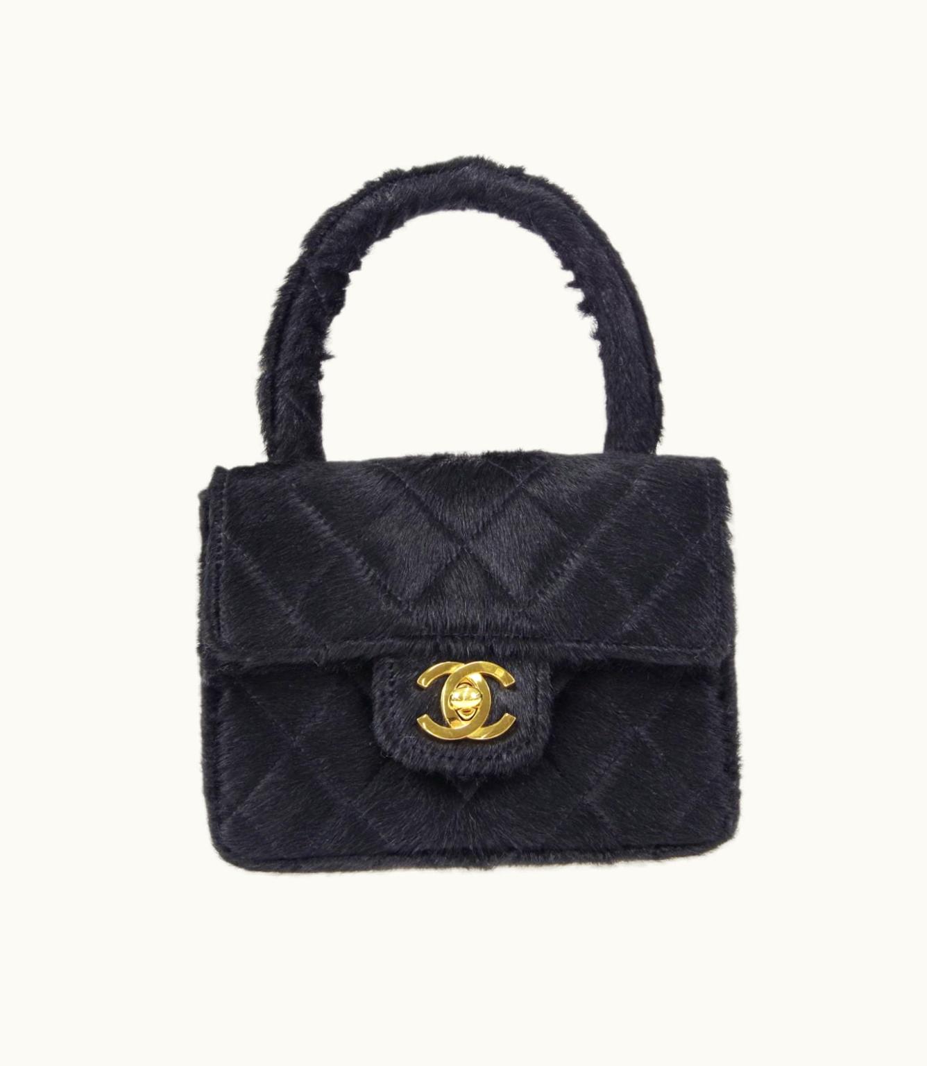 Chanel Chanel 1990-2000S Mini Classic Flap Top-Handle Bag