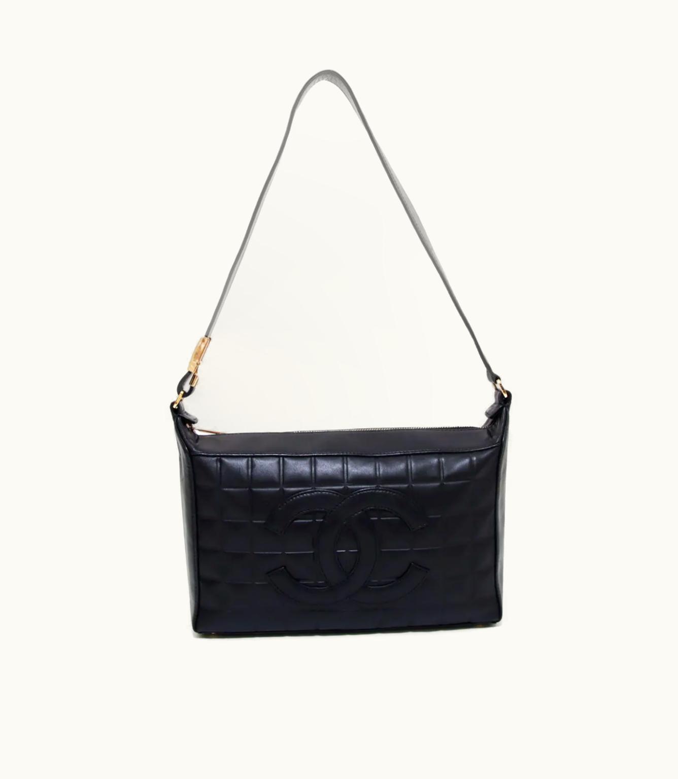 Chanel Chanel 2000-2002 Choco Bar Shoulder Bag