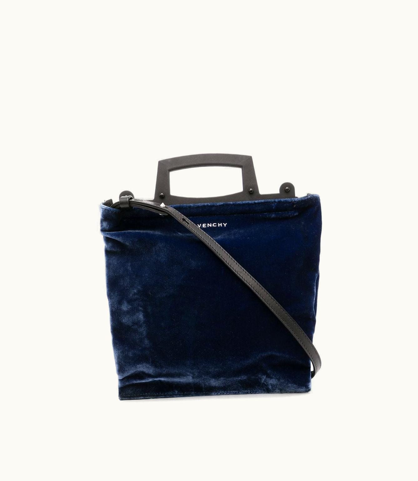 Givenchy Givenchy Logo Velvet Two-Way Bag