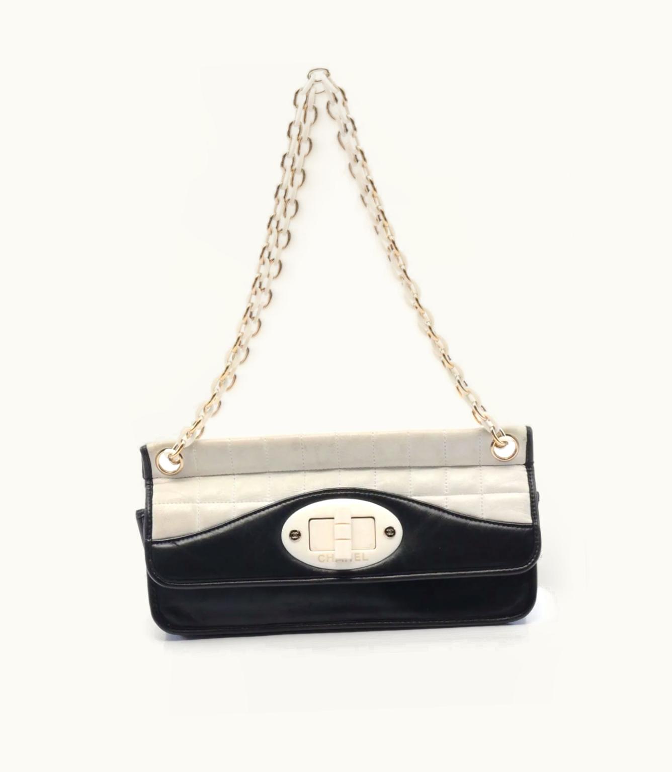 Chanel Chanel 2005-2006 2.55 Choco Bar Shoulder Bag