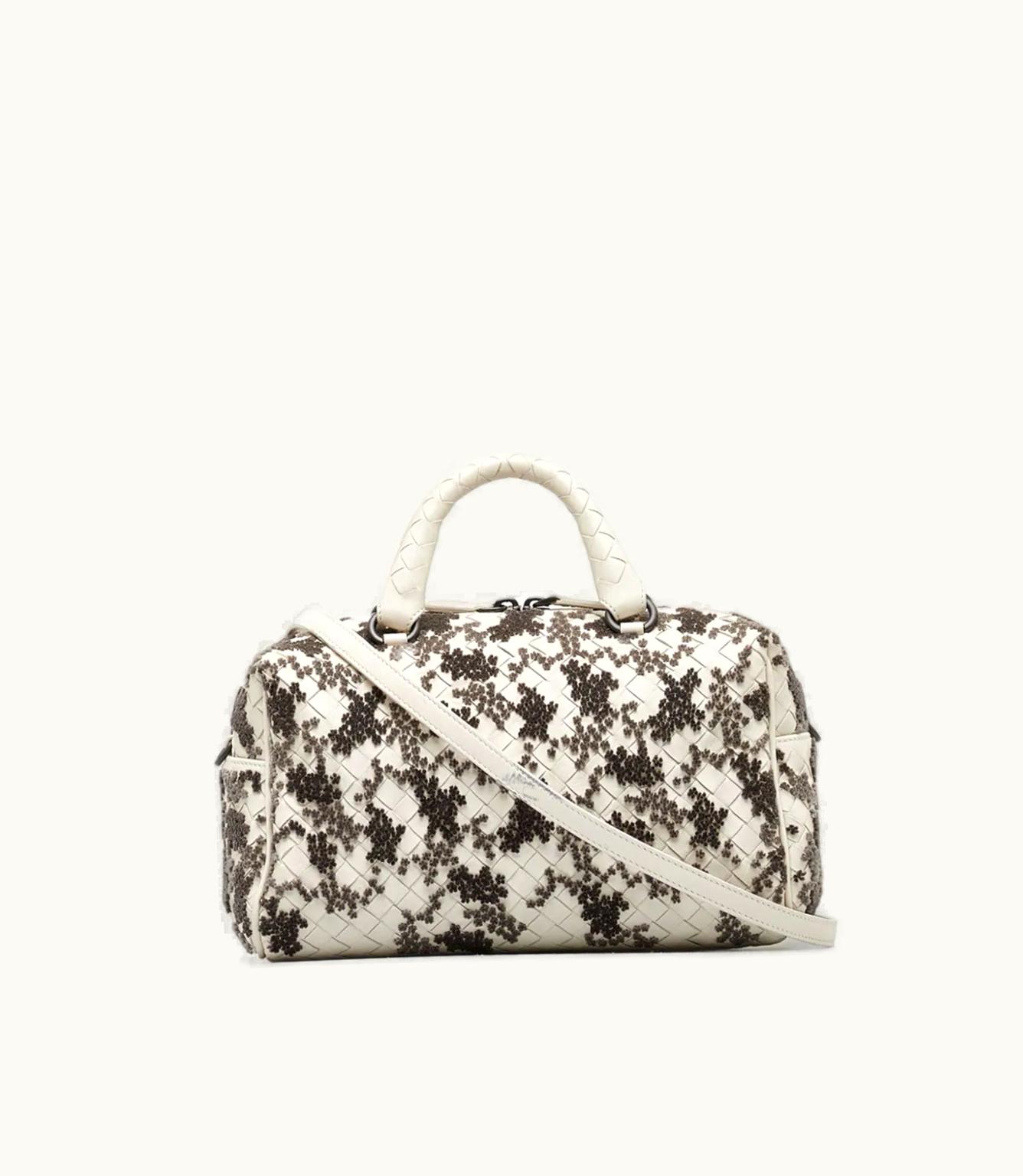 Bottega Veneta Bottega Veneta In Mist Convertible Boston Bag