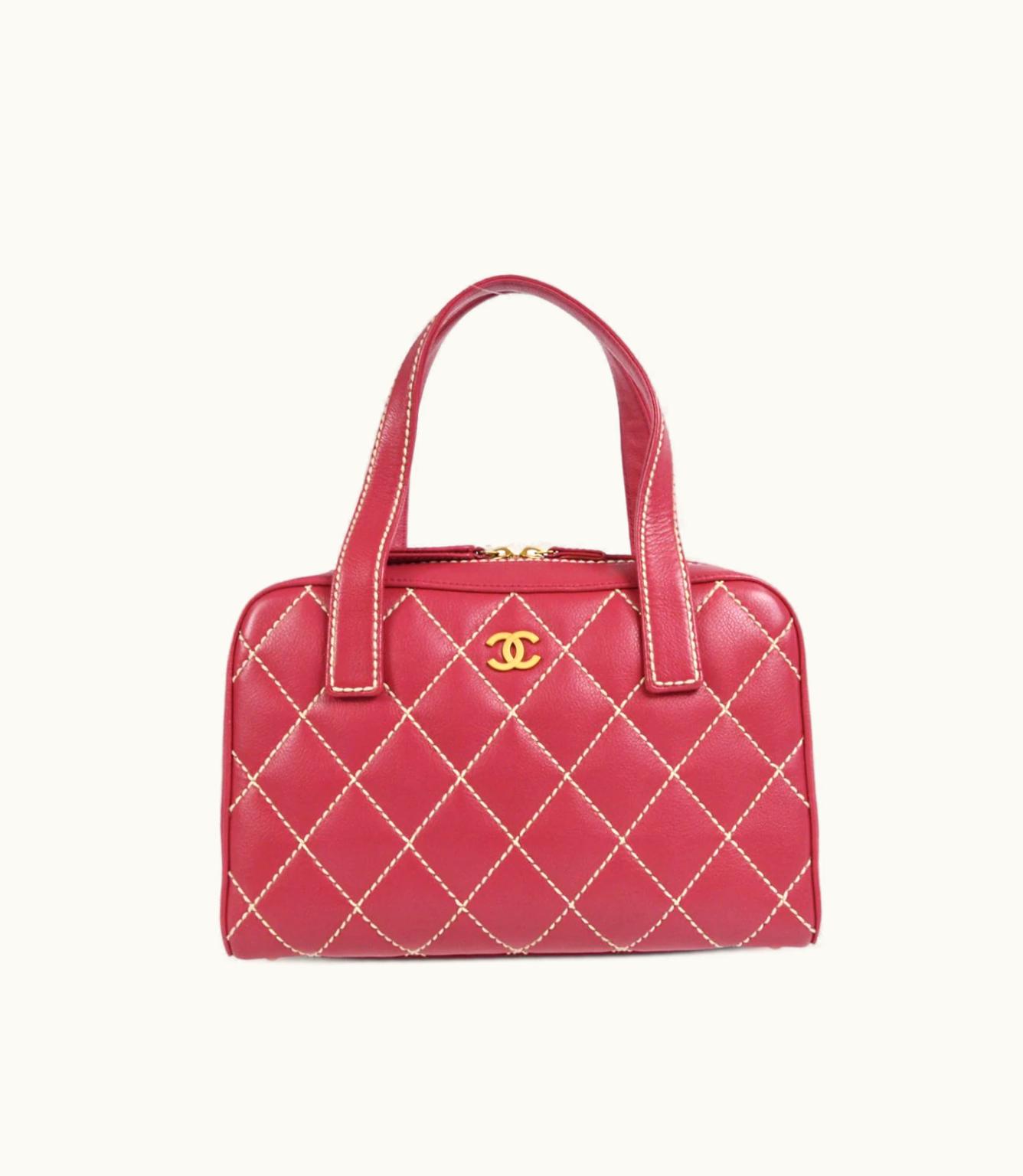 Chanel Chanel 2003 Wild Stitch CC Plaque Handbag