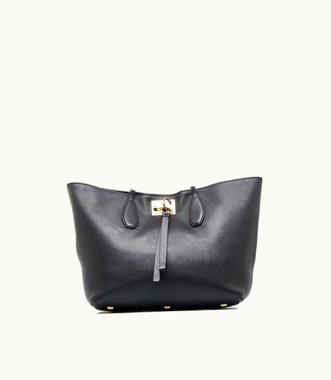 Salvatore Ferragamo Salvatore Ferragamo Gancini Leather Tote Bag