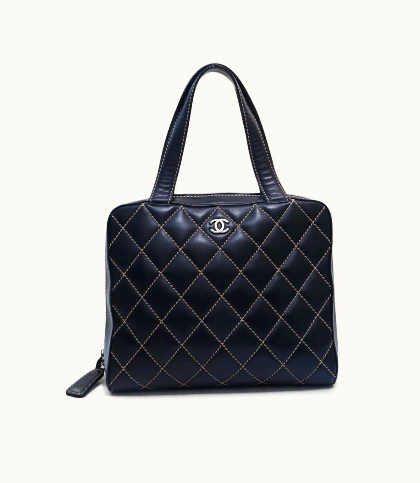 Chanel Chanel 2000 Wild Stitch CC Plaque Handbag
