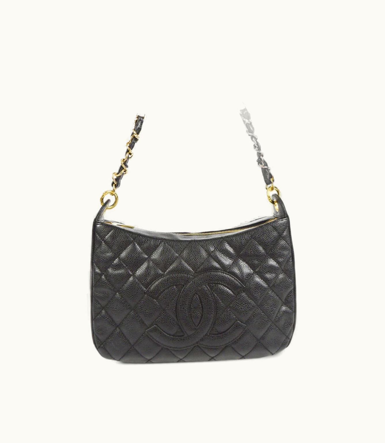Chanel Chanel 2002 CC Diamond-Quilted Shoulder Bag