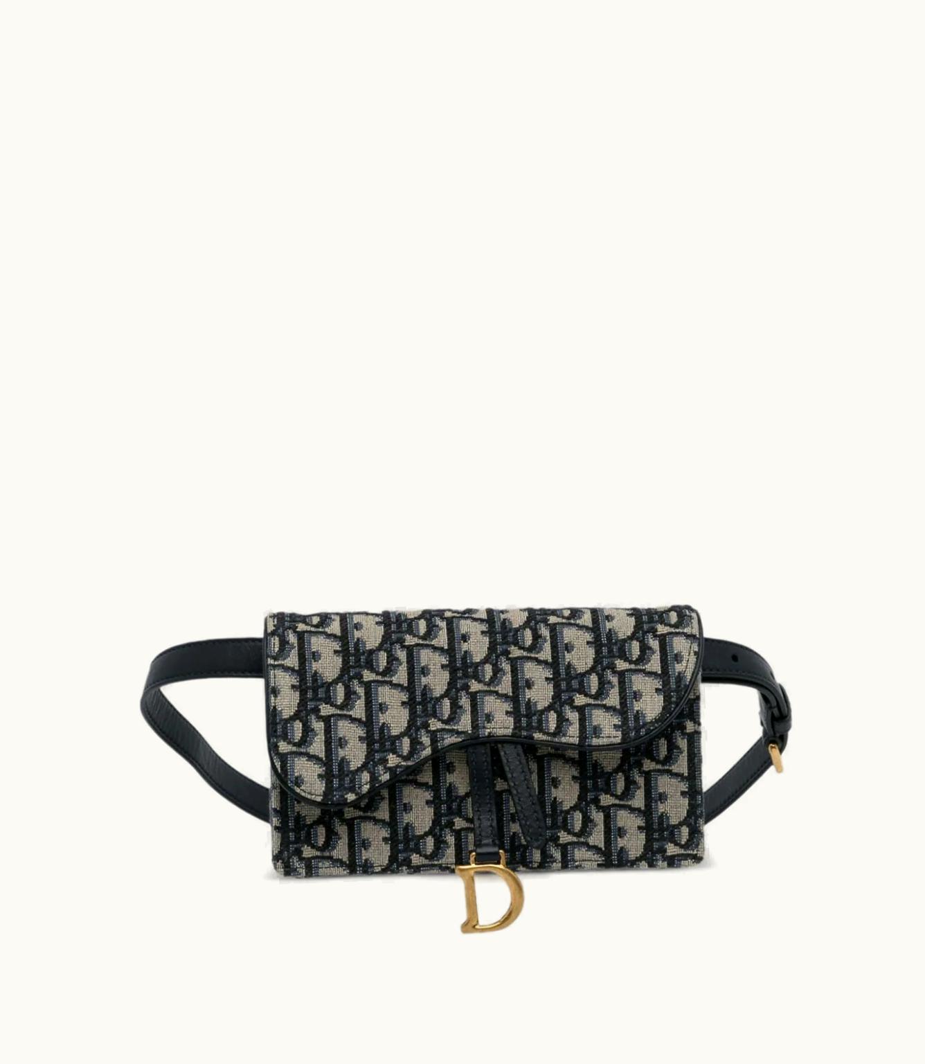 Dior Dior 2012 Pre-Owned Oblique Saddle Belt Bag