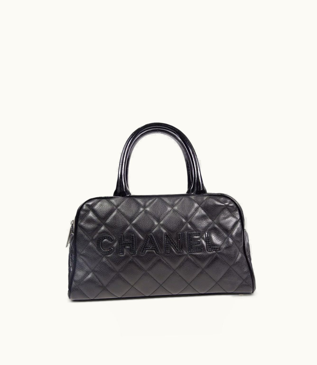 Chanel Chanel 2000 Diamond-Quilted Bowling Bag