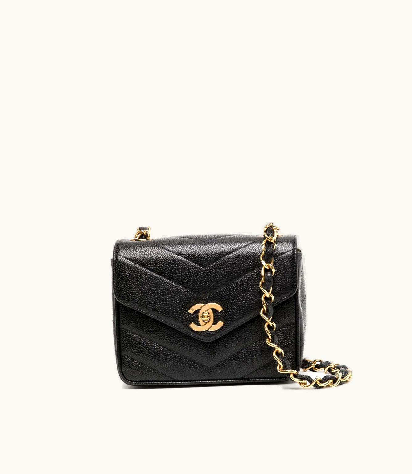 Chanel Chanel 1995 V-Stitch Mini Shoulder Bag