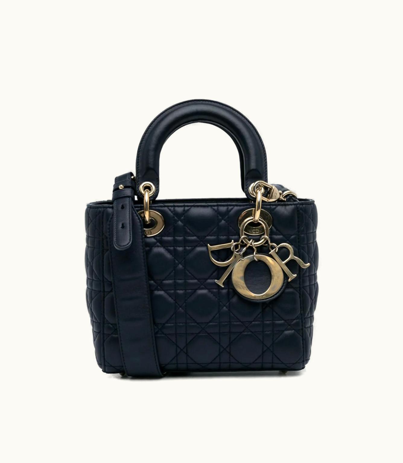Dior Dior 2017 Cannage Small Lady Dior My ABCDior Two-Way Bag