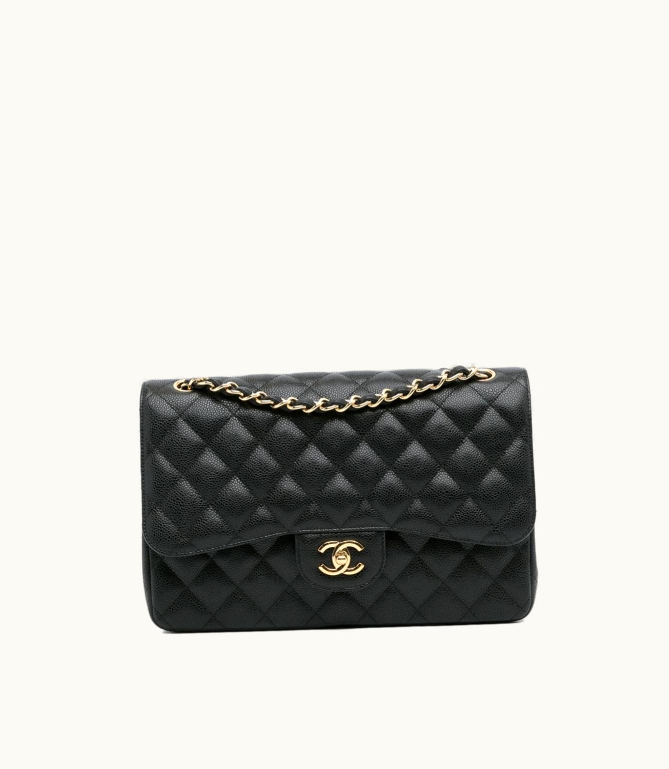 Chanel Chanel 2010-2011 Jumbo Double Flap Shoulder Bag