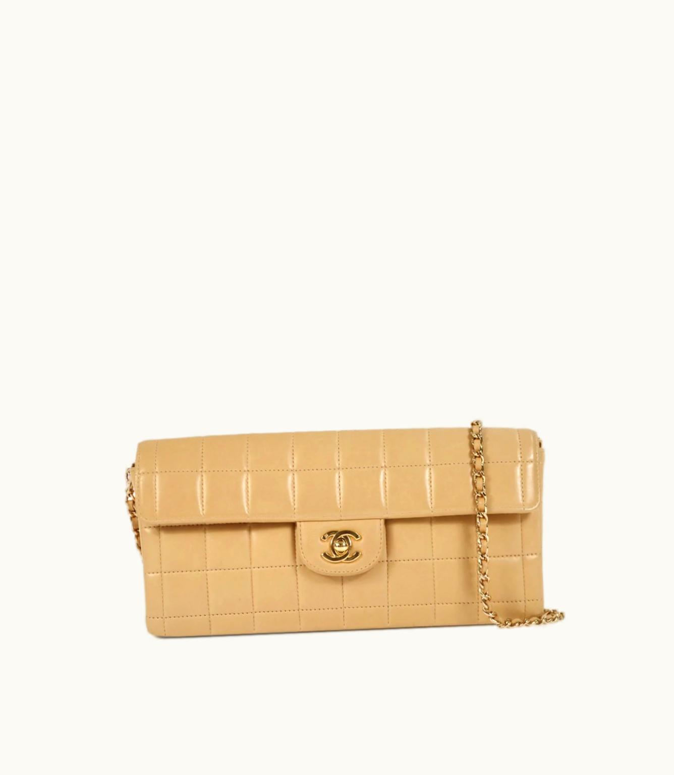 Chanel Chanel 2005 East West Choco Bar Shoulder Bag