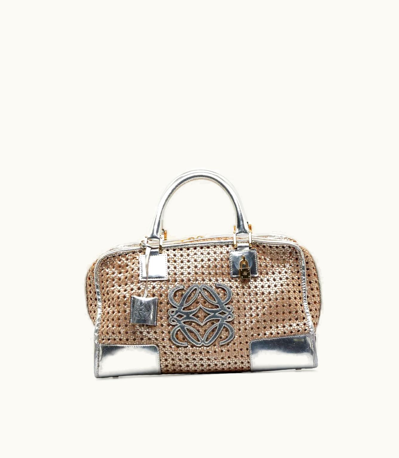 Loewe Loewe Woven Amazona Handbag