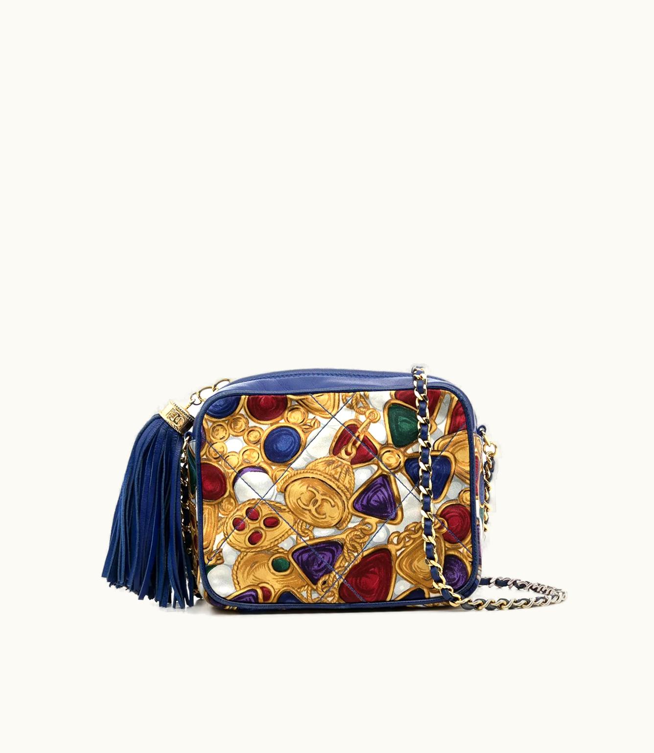 Chanel Chanel 1985-1993 Jewel-Print Crossbody Bag