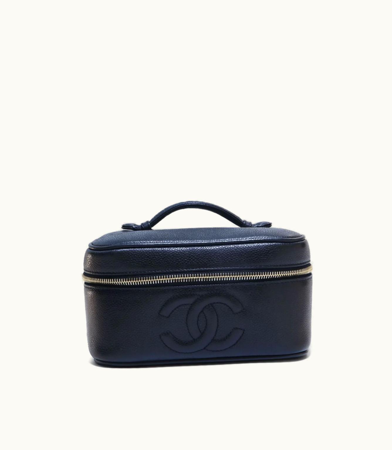 Chanel Chanel 1994 CC Leather Vanity Bag