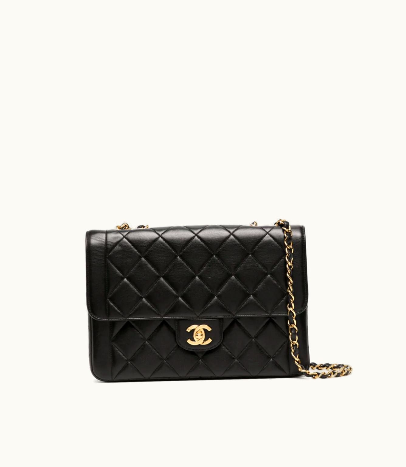 Chanel Chanel 1995 CC Turn-Lock Diamond-Quilted Shoulder Bag