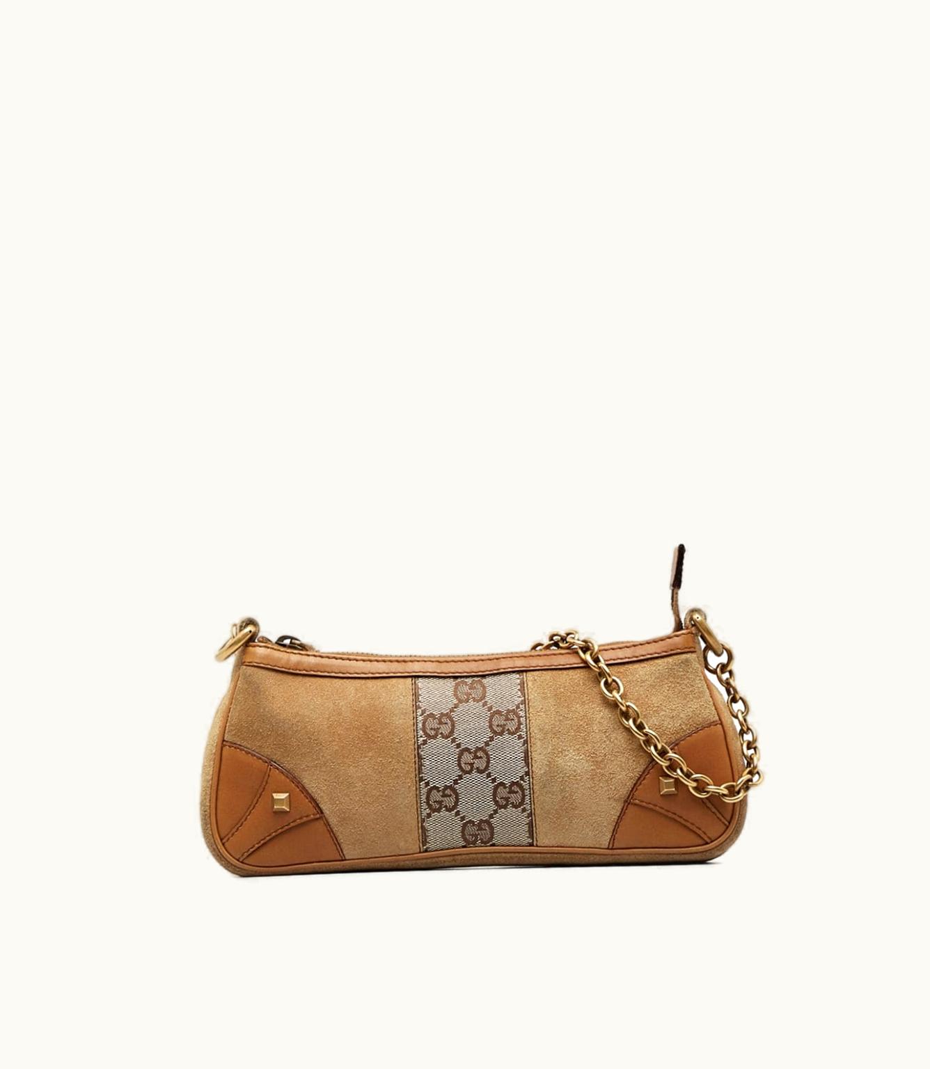 Gucci Gucci 2000-2015 GG-Canvas Nailhead Shoulder Bag