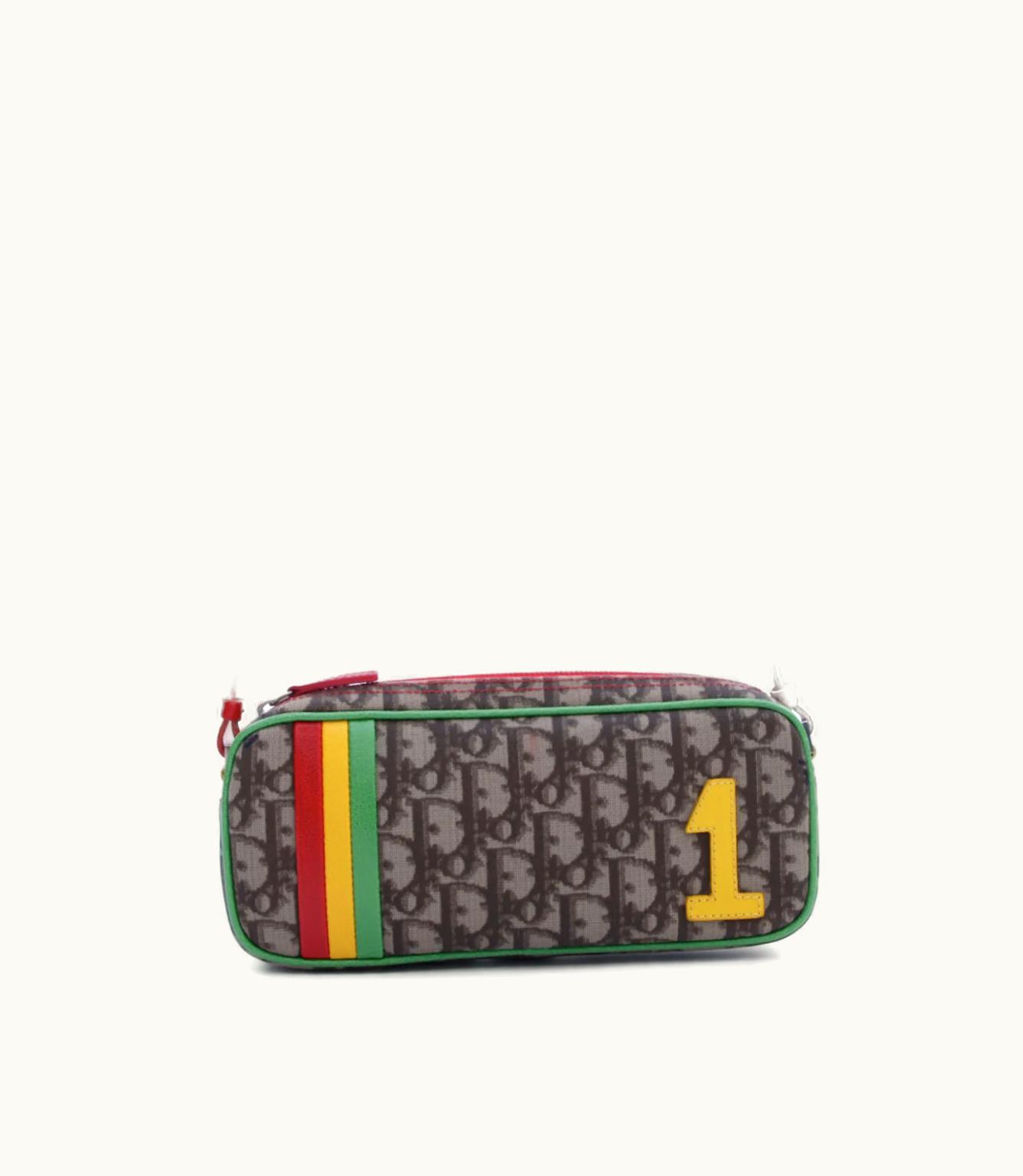 Dior Dior Pre-Owned Rasta Line Trotter Top-Zip Shoulder Bag