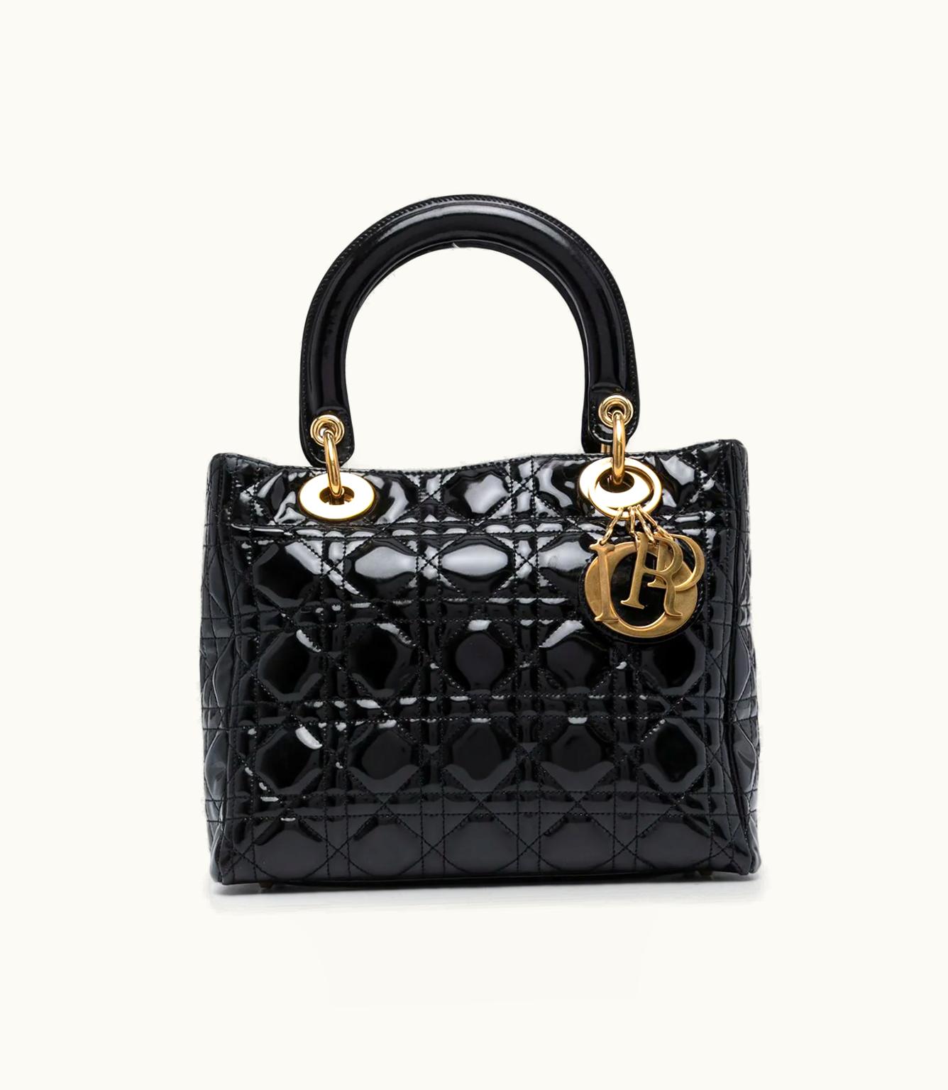 Dior Dior Pre-Owned Mini Cannage Lady Dior Bag