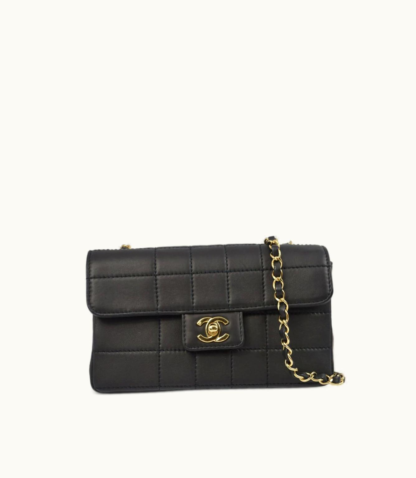 Chanel Chanel 2002 Classic Flap Choco Bar Shoulder Bag