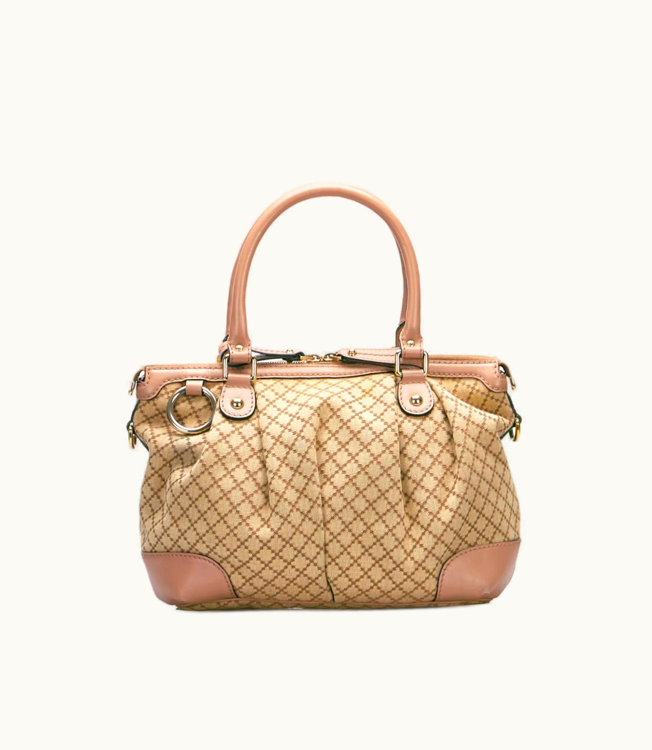 Gucci Gucci Sukey Diamante-Pattern Tote Bag