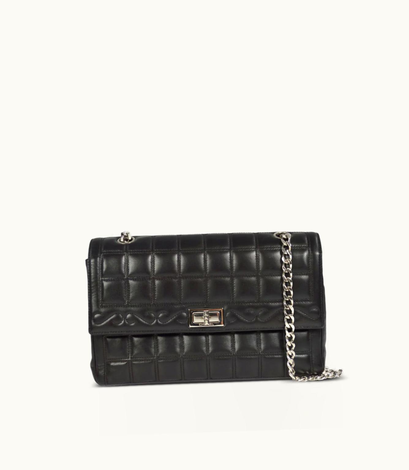 Chanel Chanel 2000 Mademoiselle Choco Bar Shoulder Bag