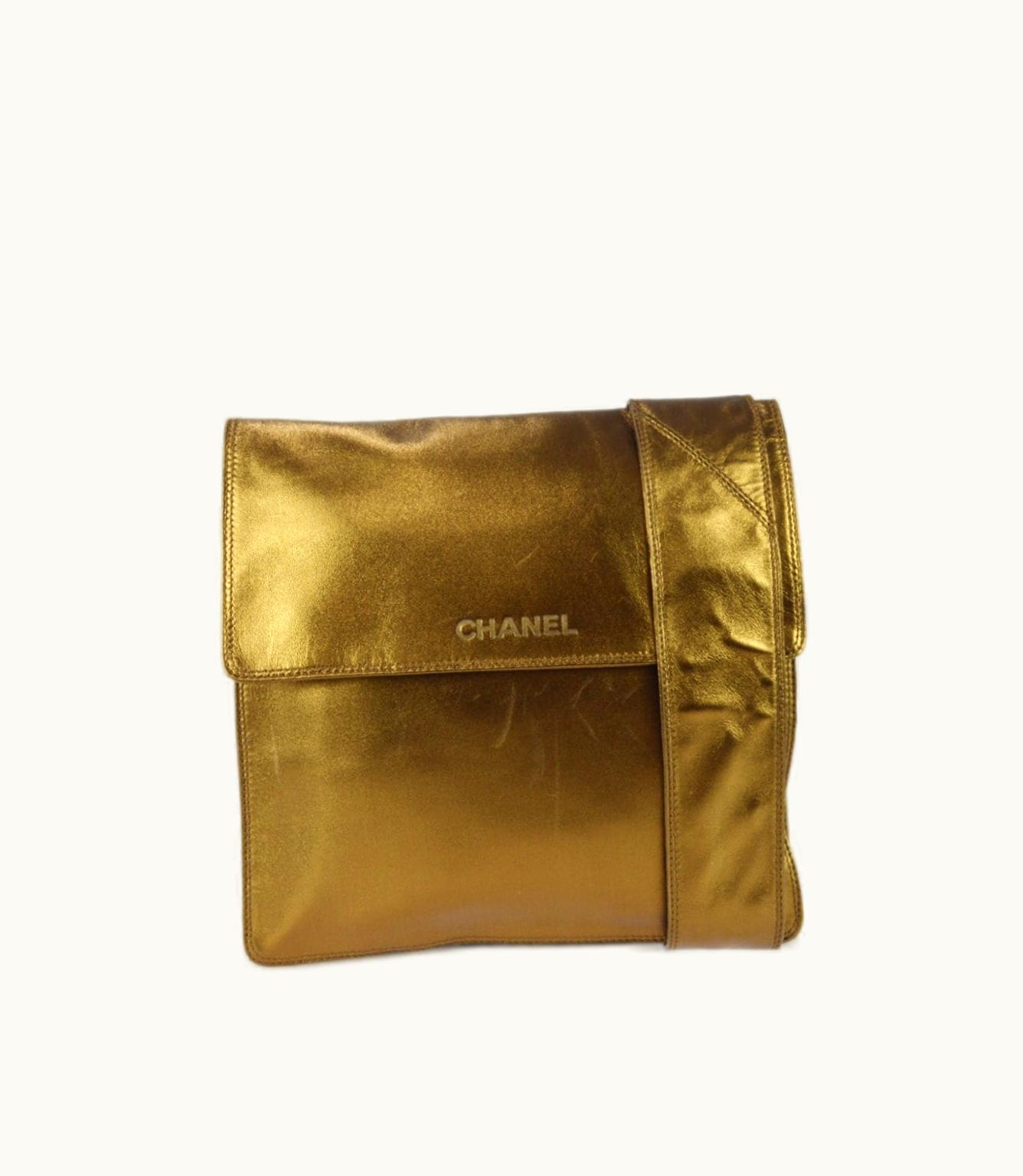 Chanel Chanel 1998 Logo-Debossed Crossbody Bag