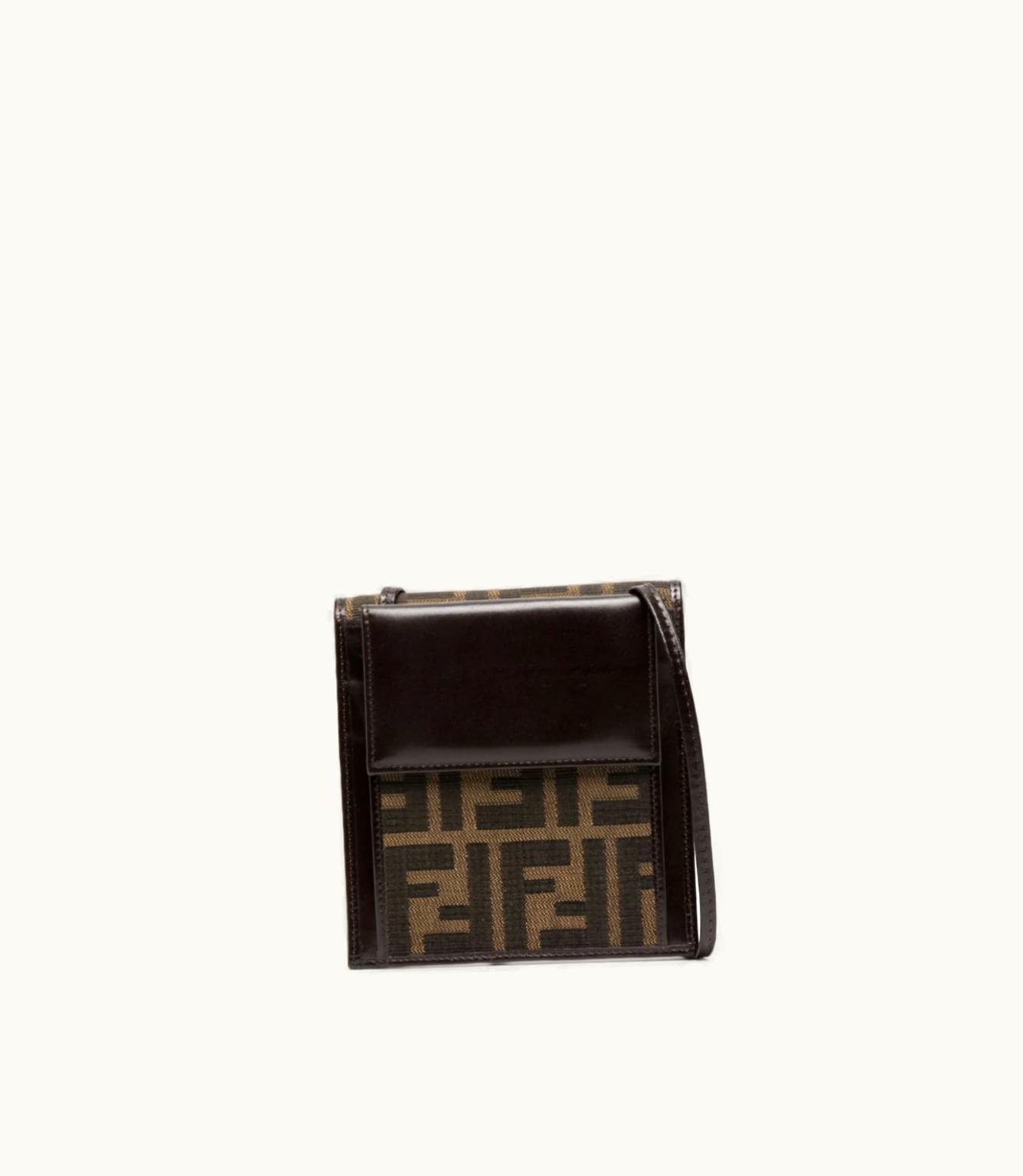 Fendi Fendi 1990-2000S Zucca Mini Crossbody Bag
