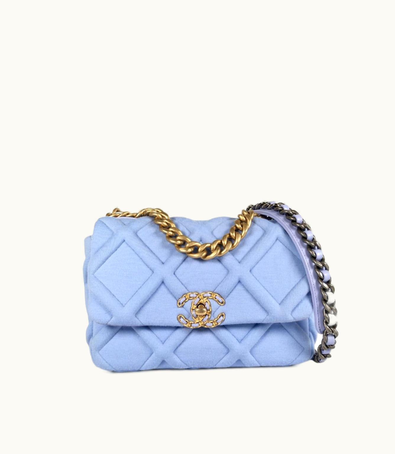 Chanel Chanel Medium Jersey 19 Flap Shoulder Bag