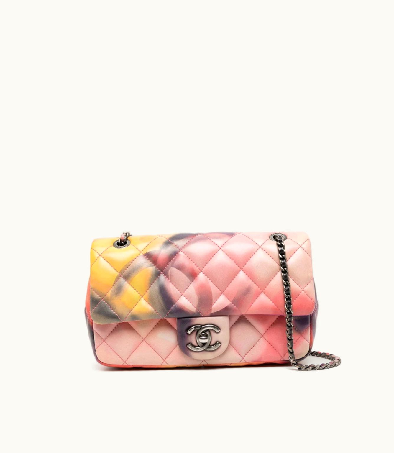 Chanel Chanel Small Flower Power Classic Flap Shoulder Bag