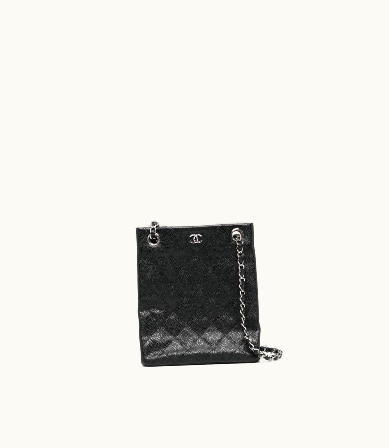 Chanel Chanel CC Diamond-Quilted Tote Bag