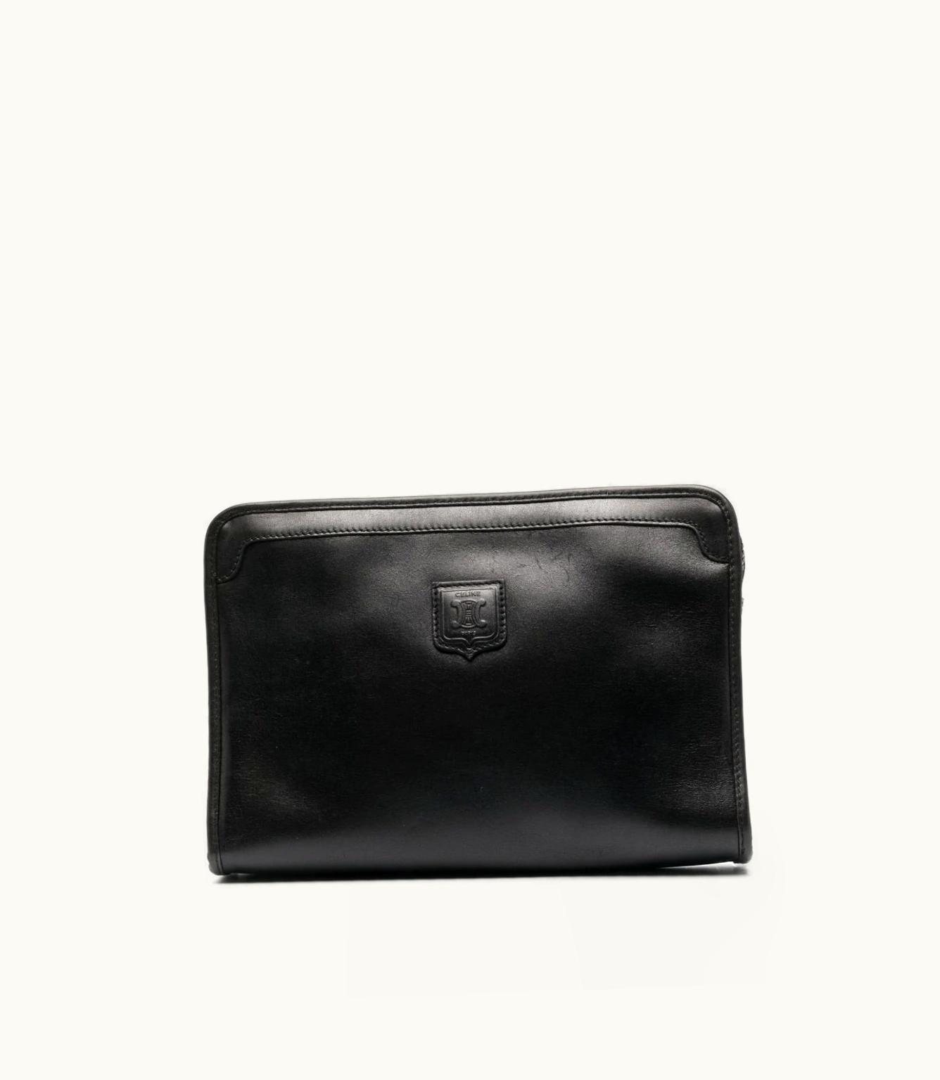Celine 1990S Pre-Owned Logo-Patch Clutch Bag