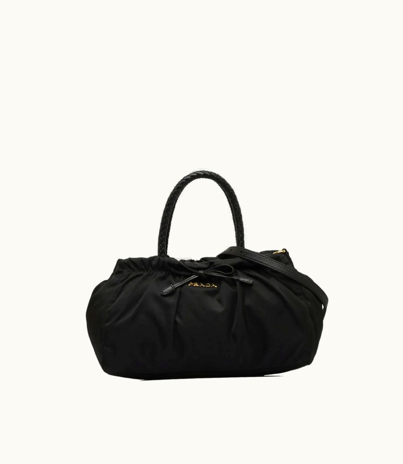 Prada Prada 2000-2015 Tessuto Bow Handbag