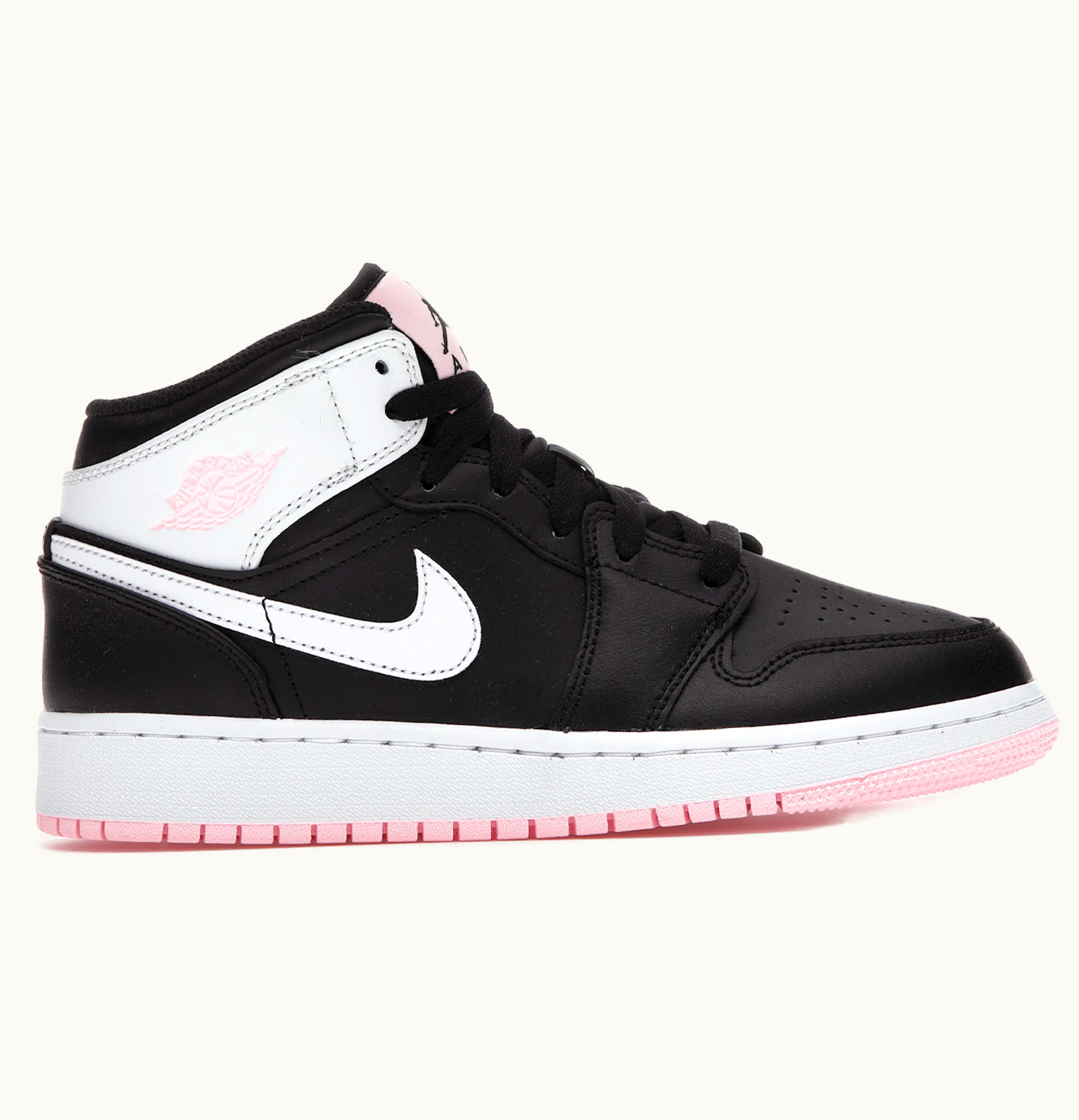 Jordan Air Jordan 1 Mid Arctic Pink Black GS