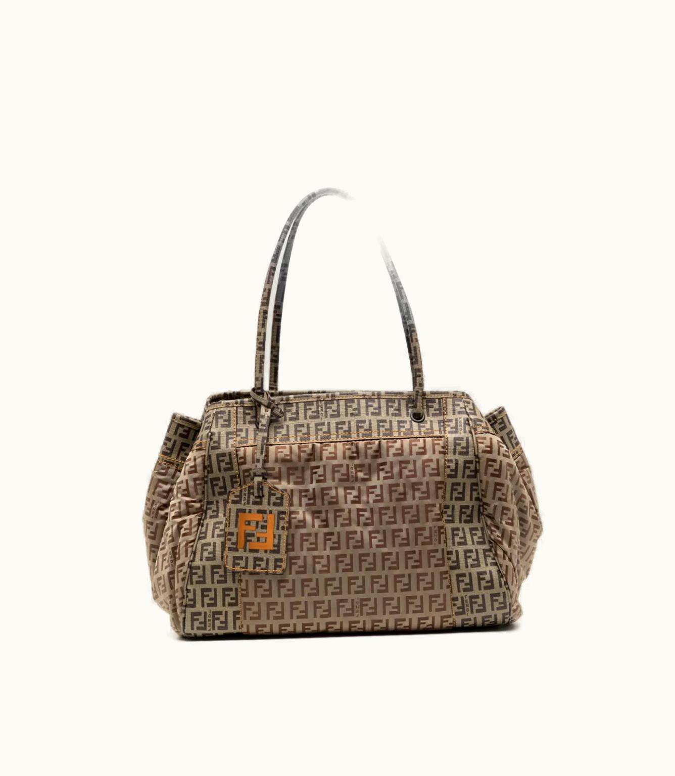 Fendi Fendi 1990-2000S Zucchino Panelled Tote Bag