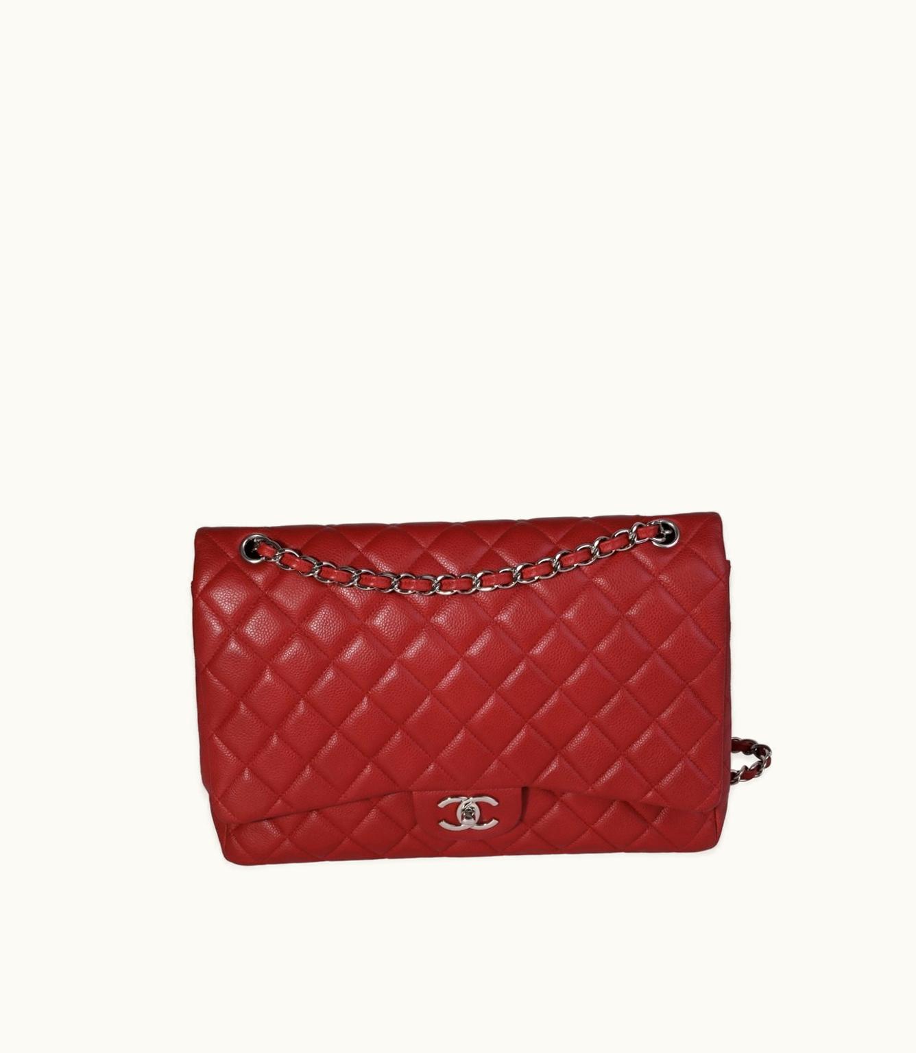 Chanel Chanel Classic Flap Jumbo Shoulder Bag Diamond Quilted Black